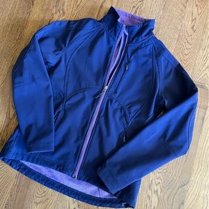 Black Diamond plum plush lined outdoors jacket